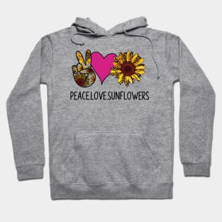 Peace Love Sunflowers Hoodie